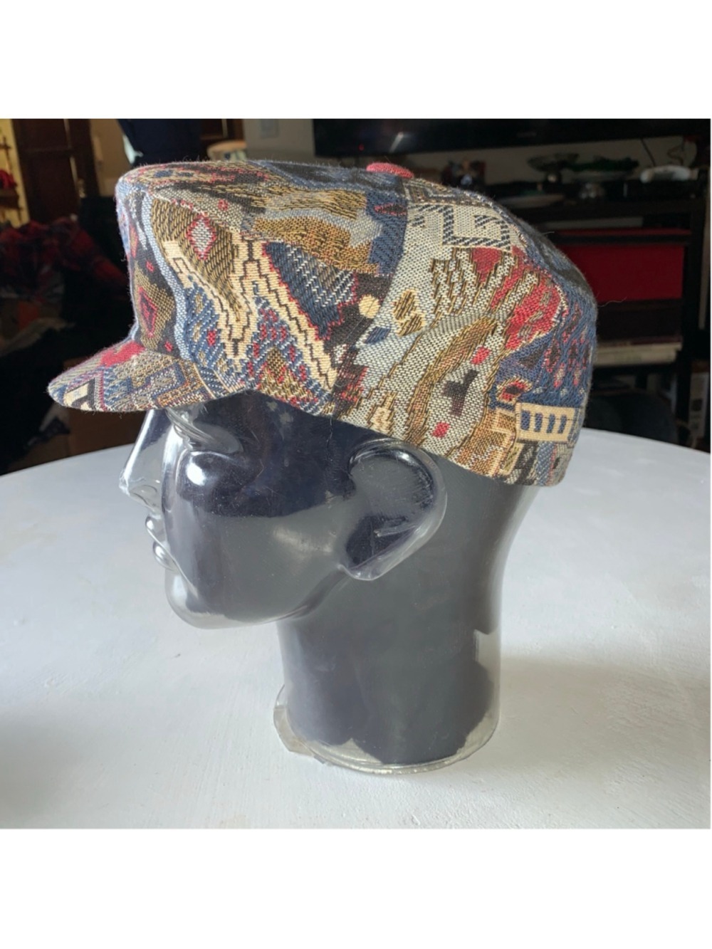 Women's Unbranded Multi-color Patterned Newsboy Hat One Size - Picture 4 of 11